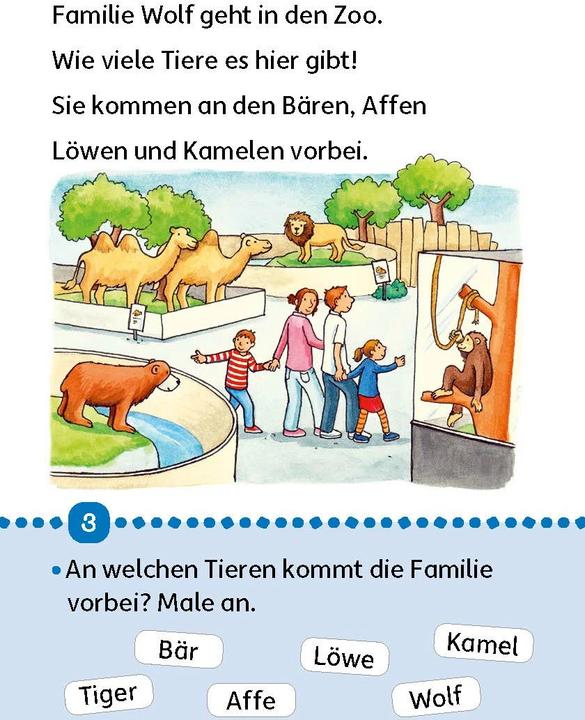 Produktbild Lesen lernen 1. Klasse für Jungen und Mädchen - Tiergeschichten (Deutsch, Carola Materna, Susanne Schulte, 2020)