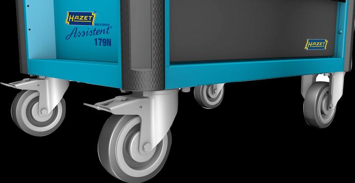 Produktbild HAZET Werkstattwagen Assistent 179N-7/137 ∙ Schubladen, flach: 5 x 81 x 522 x 398 mm ∙ Schubladen, … (137 x)