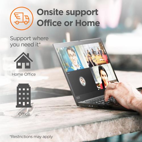Actual product image Lenovo On-site warranty Premier Support 5 years (60 months, On-site, Postal warranty)