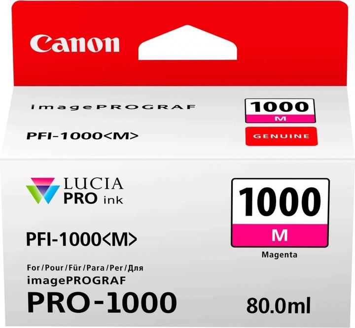 Label énergétique Canon Pfi-1000m (M)