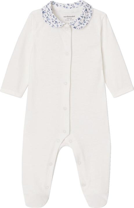 Actual product image Vertbaudet Bio-Kollektion: 2er-Pack Baby Strampler mit Blumen (50)