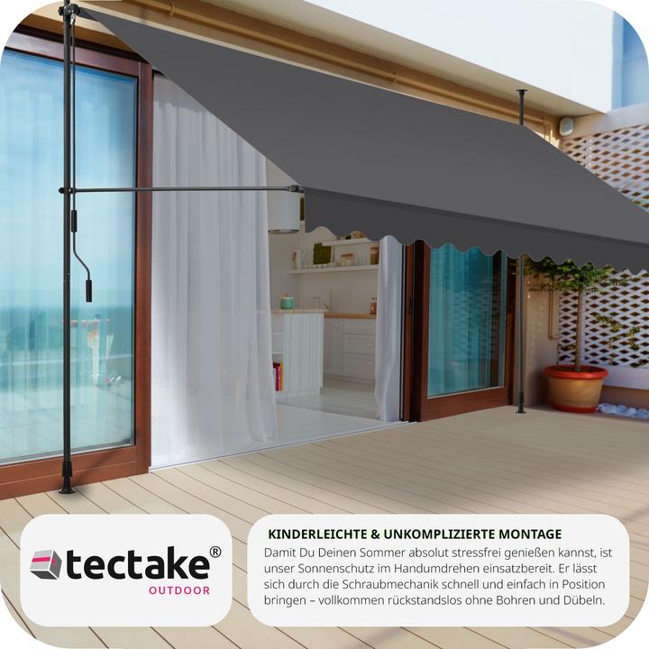 Produktbild tectake Klemmmarkise (4 m)
