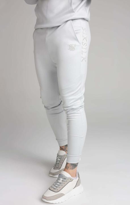 Immagine prodotto Siksilk Pantalone grigio con pannello ricamato e polsino (XXL)