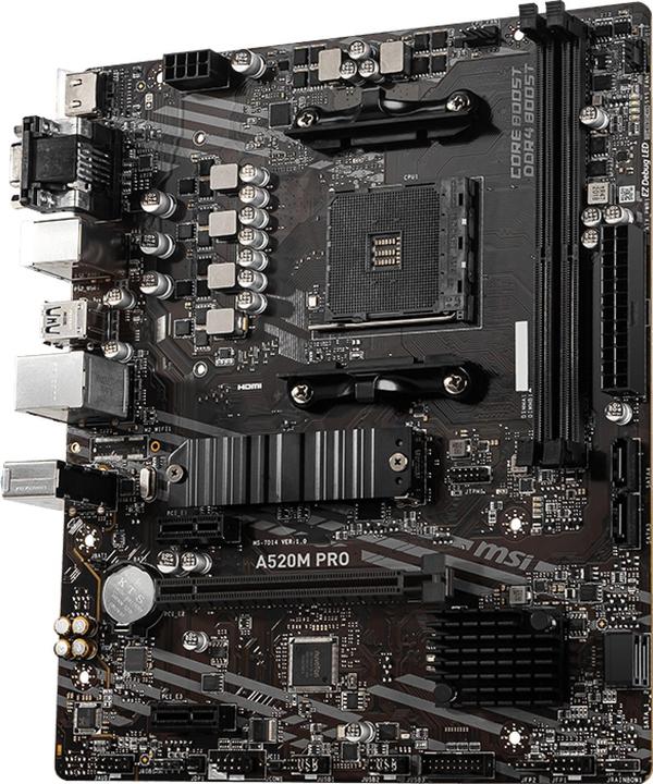 Produktbild MSI A520M Pro (AM4, AMD A520, mATX)