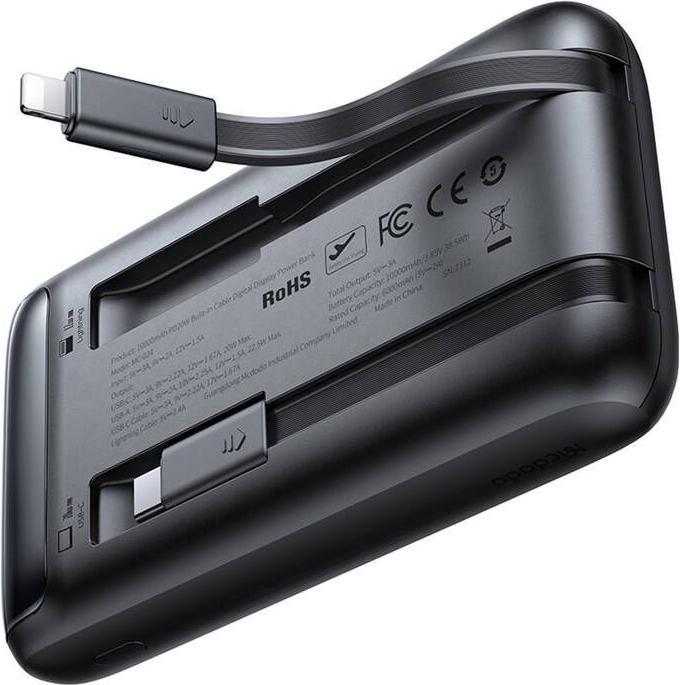 Produktbild Mcdodo Power Bank MC-0241 Digital Dis 10000mAh, 22,5W (czarny) (10000 mAh)