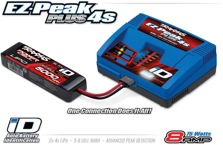 Produktbild Traxxas EZ-Peak PLUS 8-AMP NiMH/2-4S LiPo Schnell-Lader