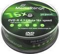 Actual product image MediaRange MR403, DVD-R, 16x, Cake25 (25 x)