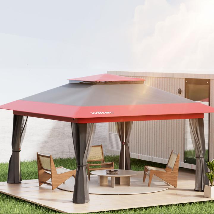Produktbild Wiltec Faltpavillon (400 cm, 400 cm)