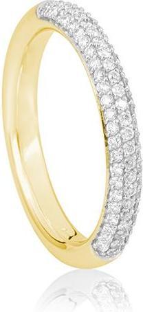 Breuning RING - BRILL. 0,548 Ct. H/si (52, 585/14 K Gold)