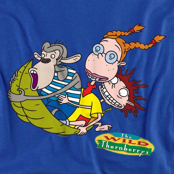 Immagine prodotto The Wild Thornberrys On Leaf Felpa Eliza Darwin e Donny Adulto Unisex (L)