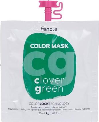 Fanola Color Mask Hair Colouring Mask Green 30Ml (30 ml)