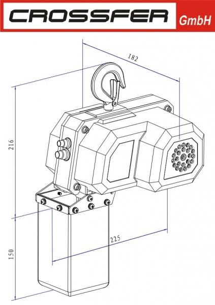 Produktbild Crossfer - Elektro-Kettenzug BDH-150