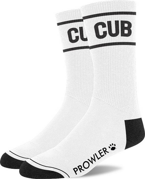 Prowler Cub Socks - White/Black (Einzelpack, One Size)