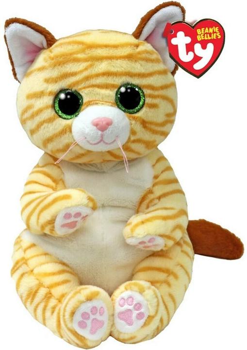 Actual product image Ty Beanie Babies Bellies Mango Cat Medium (17 cm)