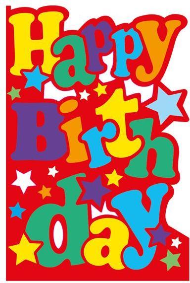 Image du produit Card Group Red Funky Birthday