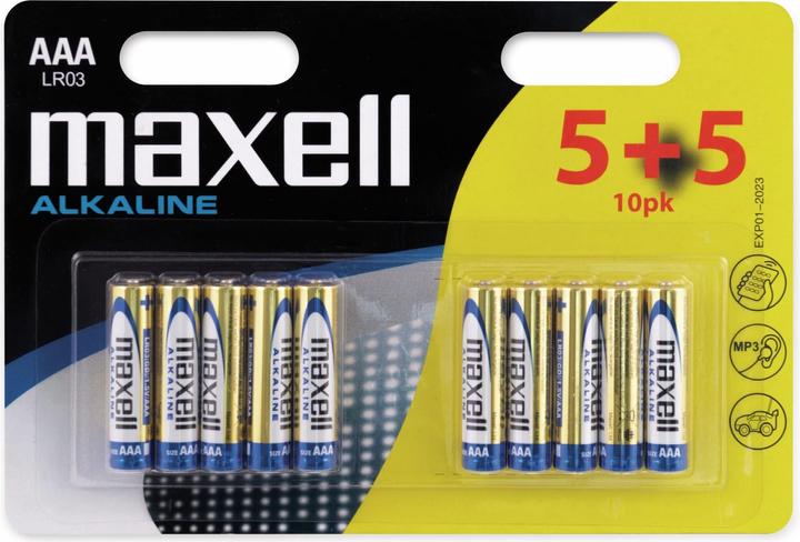 Maxell LR 03 AAA Blister (10 pz., AAA)