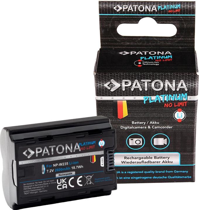 Produktbild Patona Platinum Akku f. Fuji NP-W235 (Kamera Akku)