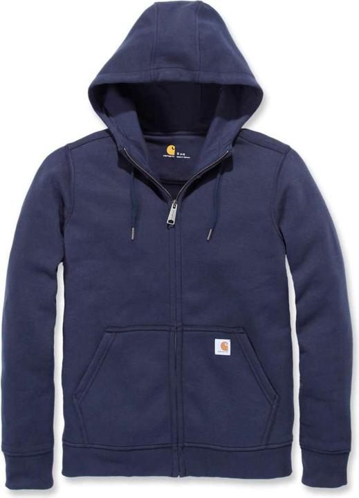 Immagine prodotto Carhartt Felpa con cappuccio Clarksburg con zip intera, donna, navy, taglia S (S)
