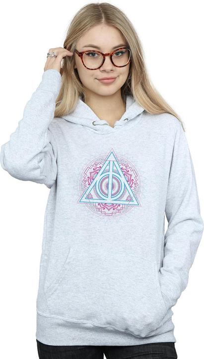 Produktbild Neon Deathly Hallows Kapuzenpullover (M)