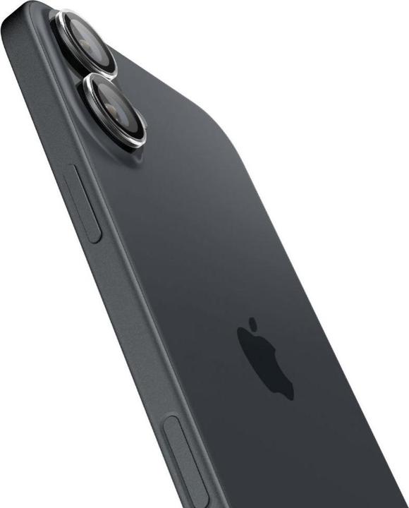 Actual product image Spigen Glas.tR EZ Fit Optik Pro tempered glass for iPhone 16 Plus camera (2 pcs.) (2 Piece, Apple iPhone 16 Plus, Apple iPhone 16)