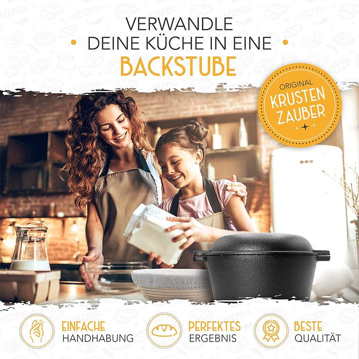 Produktbild Krustenzauber Gusseisen Brot Topf (Gusseisen)