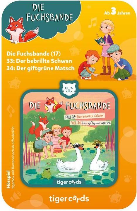 Image du produit Tigermedia Tigercard- The Fox Gang (33,34) : The Spectacled Swan & The Poison Green Mud (Allemand)