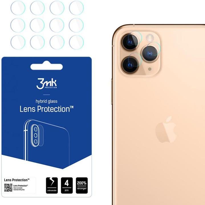 Actual product image 3MK hybrid glass Lens Protection for iPhone 11 Pro (1 Piece, Apple iPhone 11 Pro)