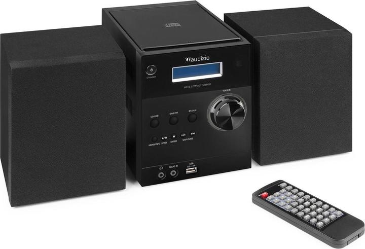 Image du produit Audizio Micro-chaîne Hi-Fi Metz (Bluetooth, Lecteur de CD, 2x 15 W)