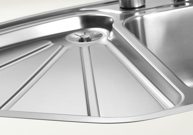 Actual product image Blanco Delta-IF (Fitted sink with draining board, 105.60 cm, 57.50 cm)