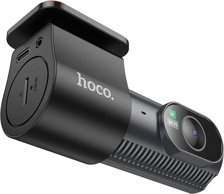 Actual product image Hoco Dash + Rear Camera DV8, 2K, 1.47inch LCD, black