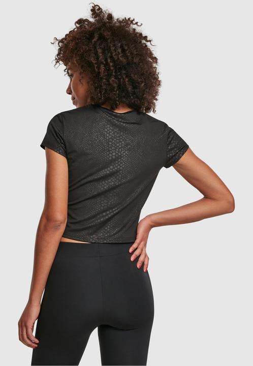 Immagine prodotto Urban Classics Tee con motivo elasticizzato da donna (XL)