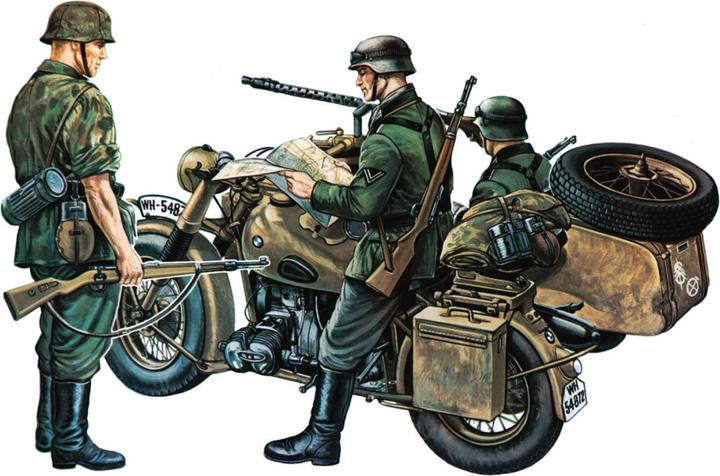 Image du produit Italeri BMW R75 avec side-car