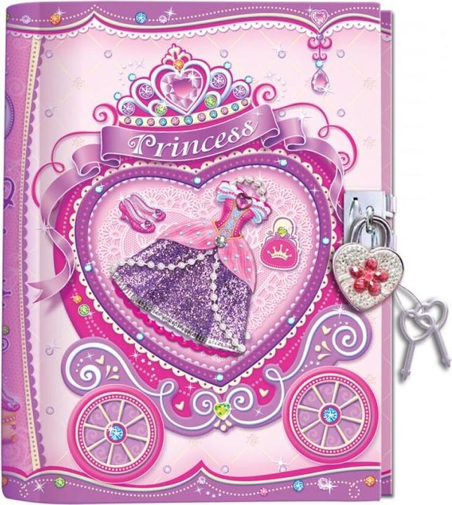 Image du produit Pulio Pecoware Schloss-Tagebuch - Prinzessin (À rayures)