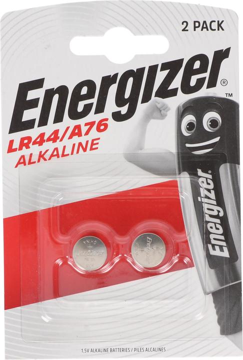 Produktbild Energizer LR44 2er Pack V13GA, A76, 82, LR1154, 357A Knopfzelle 2er Pack (2 Stk., LR44, 125 mAh)