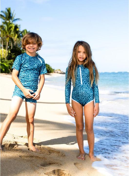 Actual product image Beach & Bandits UV swim shorts Deep Ocean (98)