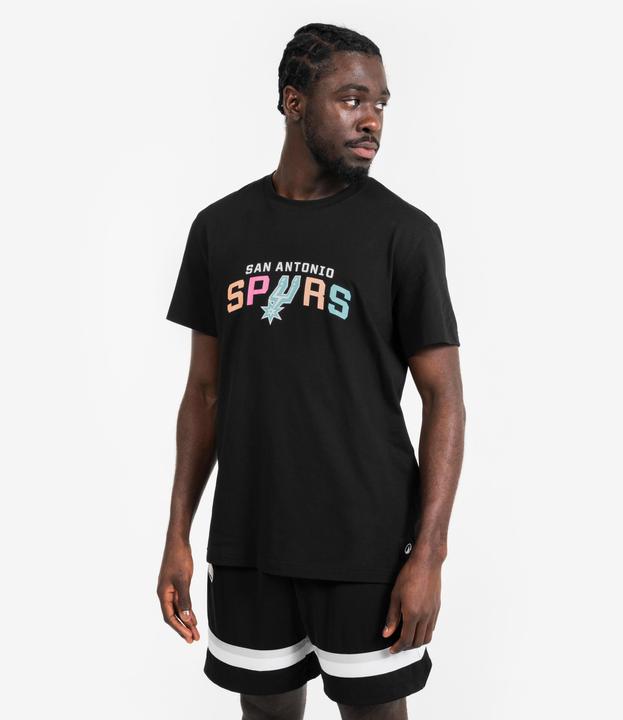 Tarmak Damen/Herren Basketball T-Shirt NBA San Antonio Spurs - TS 900 schwarz (XS)