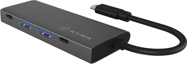 Actual product image Icy Box USB-Hub IB-HUB1428-C31 (USB-C, 4 Ports)