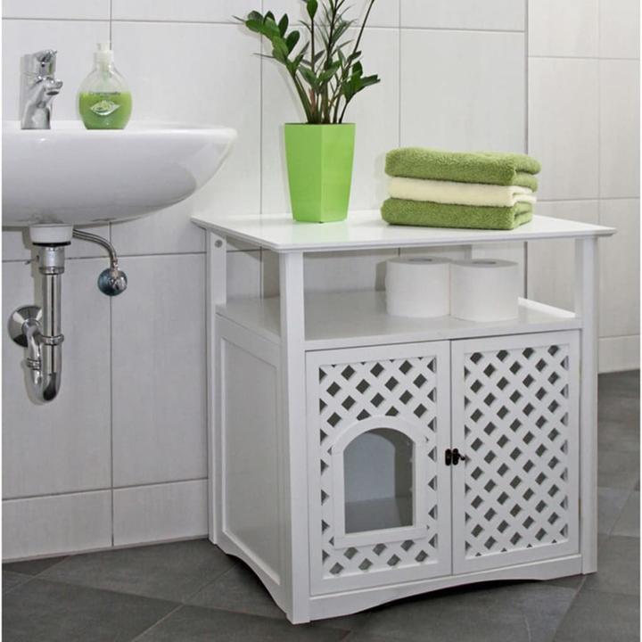 Produktbild Kerbl Katzenhaus für Katzentoilette Helena (Katzenklo geschlossen)