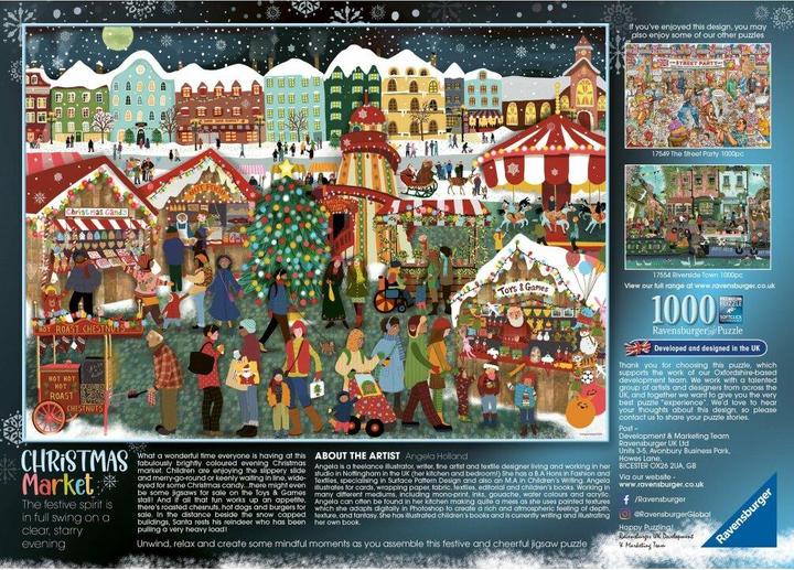 Image du produit Ravensburger Puzzle da 1000 Pezzi - Mercatino di Natale (1000 pièces)