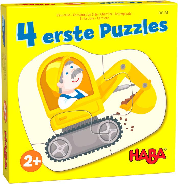 Produktbild Haba erste Puzzles – Baustelle (4 Teile)