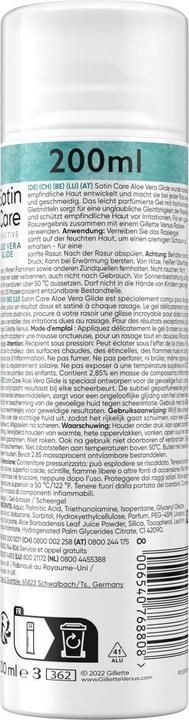 Image du produit Gillette Satin Care (200 ml, Gel de rasage)