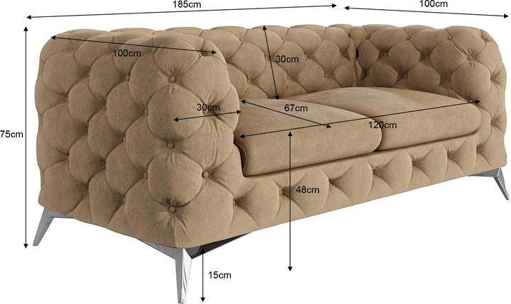 Actual product image Ropez Chelsea (2 person sofa)