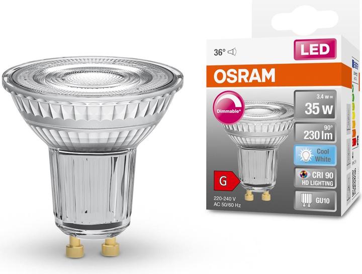 Produktbild Osram Superstar (GU10, 3.40 W, 230 lm, 1 x, G)