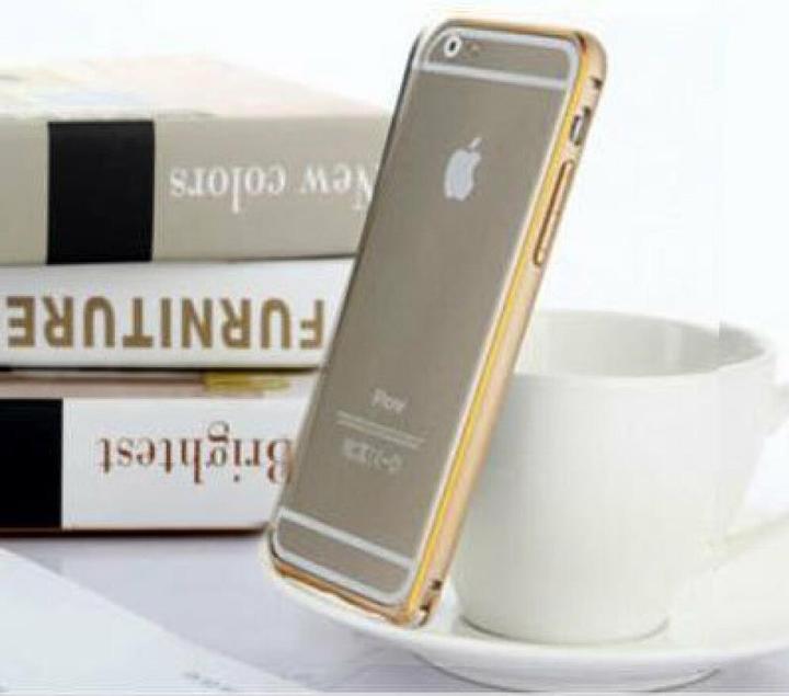 Produktbild Okmore Metal Bumper für iPhone 6s gold (Apple iPhone 6s)