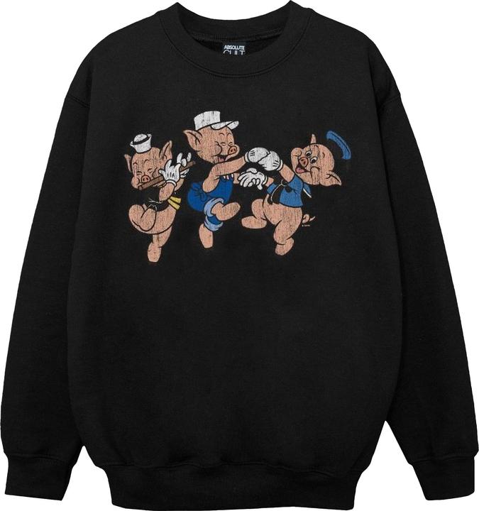 Disney Three Little Pigs Having Fun Sweatshirt Mädchen