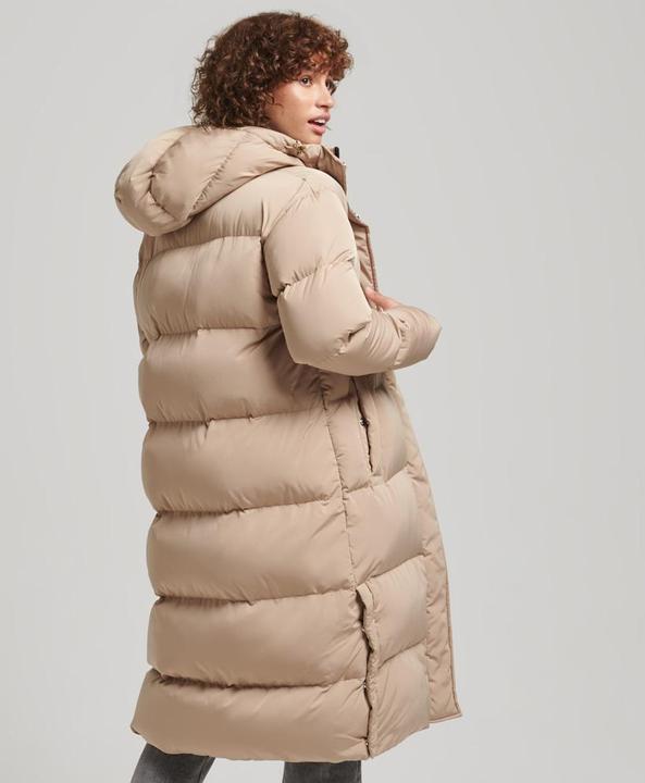 Actual product image Superdry long hooded puffer jacket for (XL)