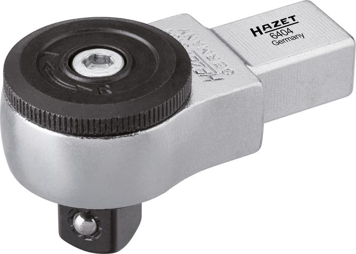 HAZET Einsteck-Umschaltknarre 6404 ∙ Einsteck-Vierkant 14 x 18 mm ∙ Vierkant 12,5 mm (1/2 Zoll)