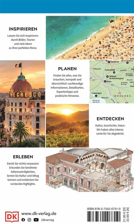 Produktbild Vis-à-Vis Reiseführer Provence & Côte d'Azur (Deutsch, DK Verlag Reise, 2023)