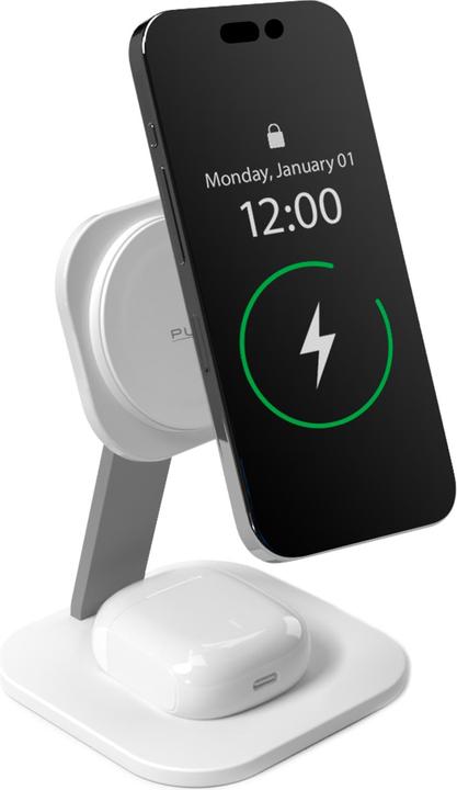 Produktbild SBS Puro Magnetic Wireless Induction Charging Station 2in1 Wireless Charging + A (30 W)