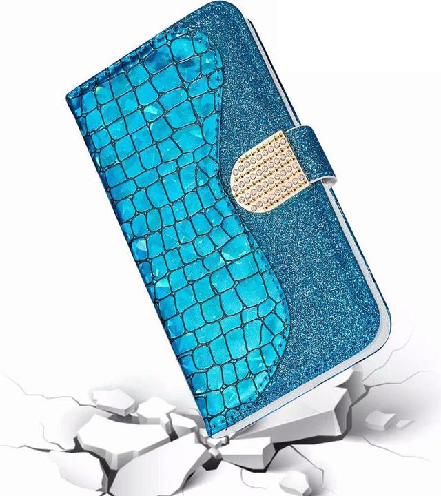 Image du produit PhoneLook Fourre Flip Croco Strass (Apple iPhone 11)